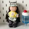 Pingente de boneca batata popular e famoso na internet, 14cm, pingente de mochila, boneca requintada, presente de aniversário, brinquedo de pelúcia fofo