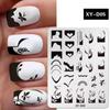 Nova Placa de Aço para Nail Art Francesa Flor Sorriso Grade Irregular Placa de Aço para Nail Art com Película Transparente