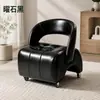 Taburete pequeño de rueda universal sala de estar uso doméstico ruedas banco pequeño taburete de sofá taburete para cambiarse los zapatos silla pequeña silla rodante silla con respaldo