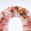 Añadir optimización de color pulsera de cuentas sueltas corte cristal sandía pulsera diy cáscara de sandía cuentas redondas punto 4mm-12mm