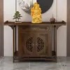 Soporte de Incienso para Altar para Uso Doméstico, Nuevo Altar Budista Estilo Chino, Gabinete de Santuario, Estatua de Buda, Gabinete de Adoración a Guanyin Bodhisattva