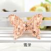 Horquilla con lentejuelas de mariposa para niña, accesorio para el pelo con adhesivo para flequillo, ideal para hacer tú mismo