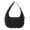 Bolso pequeño de plumón de moda para mujer, Bolso de hombro de nailon, Cartera y Bolso de mano con correa de hombro ajustable