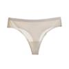 Tanga Sem Costura de Seda Gelada Primavera/Verão 2024 Roupa Íntima Feminina Secagem Rápida Forro 100% Algodão Respirável Forro 100% Algodão