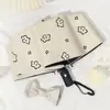 Guarda-chuva para Mulheres, Automático, Estilo Fresco e Cremoso, Guarda-sol Dobrável, Proteção Solar de Vinil, Proteção UV, Guarda-chuva para Sol