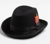 Venta Caliente Transfronteriza Ebay Amazon Sombrero de Pastel de Cerdo Pequeño Regalo Sombrero de Lana Anillo Redondo Sombrero de Jazz Británico para Hombres y Mujeres