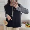 Elegante Chaleco de Punto Estilo Francés Chaleco Apilado con Estilo Chanel Suéter de Moda Versátil Chaqueta Casual para Mujer