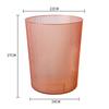 Bote de Basura Transparente Estilo Lujo Ligero Simple para Hogar Sala de Estar Dormitorio Baño Bote de Basura de Alto Valor Venta al por Mayor