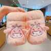 Fundas de Manga para Niños Sanrio para Otoño e Invierno, Fundas de Manga Cálidas Bordadas de Dibujos Animados Anti-Suciedad, Mangas Protectoras para Bebé, Fundas de Manga Lindas Estilo Coreano