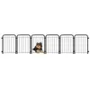 Cerca Modular para Pets Pet Mix, 6 Painéis (65 cm) - Preta