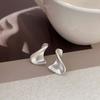 Pendientes de Plata de Ley S925 Chiheng con Diseño Irregular Retorcido para Mujer 2026 Estilo Coreano Nuevos Pendientes de Nicho Accesorios de Moda