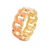Nuevo brazalete de esmalte transfronterizo para mujer, simple y elegante, con apertura irregular y diseño de goteo de aceite, disponible en stock para venta al por mayor de fábrica