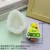 Árbol de Navidad Tejido de Navidad Hombre de Jengibre Tejido Molde Pellizcador Molde para Helado Mousse Pastel DIY Molde para Velas de Yeso