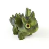 Adorno de Triceratops Alado Impreso en 3D con Articulaciones Móviles, Lindo Llavero de Dragón Volador, Llavero de Adorno de Triceratops