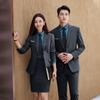 Traje slim para hombre traje profesional para mujer traje formal de temperamento empresarial propiedad bancaria ropa de trabajo fabricantes venta al por mayor