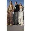 Calças de Trabalho Paratrooper Plissadas Japonesas Masculinas Primavera Outono Novas Bolsos Grandes Marca Tendência Retro High Street Largas Casuais Compridas