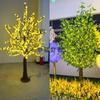 Buenas noticias precio mayorista directo de fábrica LED creativo simulación luz de árbol de paisaje pino, melocotonero luz de cerezo