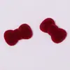 Estilo Dulce Cool de Chica Japonesa Dibujo Animado Lindo Peluche Parche de Lazo Colorido Pasador de Pelo Accesorio DIY