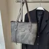 Bolsa versátil grande e estilosa estilo coreano 2026 para mulheres, nova bolsa tote casual retrô outono/inverno, bolsa grande para ombro de trabalho