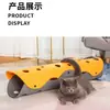 Juguete para mascotas túnel para gatos, rascador de cartón conectable, laberinto con agujeros, pasaje de escalada para gatos, combinación para dormir y jugar, alfombrilla rascadora para gatos, cama para gatos