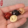 Colgante de campana de ébano, boj, pequeño colgante de semilla viva, madera de durazno, cabeza de tigre, pulsera de campana, pulsera, accesorios de cuentas sueltas para bricolaje