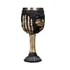 2025 Taça de Vinho Tinto Decorativa para Casal Resina Aço Inoxidável Presente de Dia dos Namorados Taça de Cocktail Noivo e Noiva Casamento