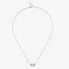 Colar Fred Fecho de Ferradura Pingente em Forma de U Totalmente Cravejado de Diamantes Fecho de Oito Corrente para Clavícula de Casal Corrente Torcida
