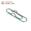 Estoque de fábrica suporte de lápis de cor criativo para cabelo liso suporte de caneta para caderno portátil suporte de caneta para diário de vida suporte de caneta para cartão suporte de caneta de metal