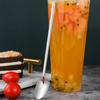 Cuchara creativa de acero inoxidable 304, mango largo, cuchara para hielo, con forma de pala, cuchara para mezclar, cuchara coreana para helado y café, miel