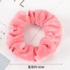 Nuevos accesorios para el cabello de celebridades de Internet para mujer, de felpa de color sólido, de alta elasticidad, anillo para el cabello de intestino grueso, estilo coreano, elegante flor para la cabeza, cola de caballo que combina con todo.