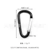 Mayorista del Fabricante No. 5 Mosquetones en Forma de D, Hebilla para Bolsa, Gancho para Botella de Agua, Clip para Botella de Agua, Clip para Mochila, Hebilla, Múltiples Especificaciones