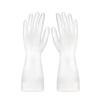 Cor Sólida PVC Estampado Luvas para Limpeza e Remoção de Manchas Lavar Roupas Luvas Duráveis Limpeza Doméstica Impermeável Luvas para Lavar Louça Cozinha Mulheres
