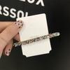 Pinza Coreana Dongdaemun de Cristal para Flequillo Pinza Lateral Simple de Moda Coreana Pinza para Flequillo