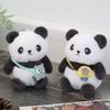 Muñeco Panda Juguete de Peluche Simulación Tesoro Nacional Panda Gigante Lindo Muñeco de Trapo Muñeco Conmemorativo de Viaje con logo
