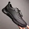Zapatos de Cuero Comercio Exterior Transfronterizo Zapatos de Hombre Nuevos Transpirables Casuales Zapatillas Slip-On Zapatos Deportivos