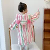 Bata de Baño Infantil Terciopelo Coral Bata de Noche Forro Polar Otoño e Invierno Niñas Niña Pequeña Pijama de Franela 2025 Nuevo Toalla de Baño