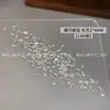 K9 Manicura Piedras de Strass Irregulares Planas Biseladas Plateadas Decoraciones de Strass Súper Brillantes Rivoli Rombo Gota de Agua Hojas de Arce Decoraciones Ultra Brillantes