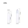 Frasco tipo caneta com ponta de agulha 5 10 20ml Tampa de Cristal Frasco Recarregável Maquiagem Líquida Pigmentada Frasco de Plástico Frasco Dosador de Óleo Essencial