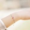 Pulsera para amantes de los ángeles para mujer, pulsera chapada en plata, versión coreana para novia, joyería para la mano, pulsera de amor, venta al por mayor de fábrica