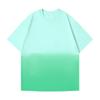 Cor degradê 250g pesado solto pescoço redondo equipe de trabalho roupas culturais camisa publicidade camisa classe roupas algodão camiseta personalização
