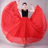 Falda grande de gasa de doble capa de 720 grados para baile moderno, baile de salón, falda larga para práctica de baile cuadrado, falda de baile Xinjiang