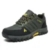 Zapatos de Hombre de Talla Grande Transfronterizos Otoño Zapatos de Senderismo para Exterior de Caña Baja con Cordones Zapatos de Senderismo Antideslizantes Resistentes al Desgaste Zapatos Deportivos Casuales para Hombre