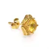 Pendientes Geométricos de Circonita de Acero de Titanio Elegantes Simples Retro Europeos y Americanos Pendientes de Moda Tendencia para Hombres y Mujeres
