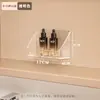 Armário Espelhado Caixa de Armazenamento Sem Furos Prateleira de Armazenamento para Vaso Sanitário Rack de Armazenamento para Lavabo de Banheiro Armazenamento de Cosméticos para Lavabo