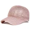 Gorra de Béisbol para Mujer, Sombrero de Sol Transpirable con Malla Tejida y Visera para Protección Solar al Aire Libre en Primavera y Verano