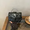 Bolso acolchado sencillo para mujer, bolso cuadrado pequeño, bolso de hombro de moda casual, bolso cruzado retro de moda nuevo 2026