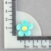 Flor de Cinco Pétalos Accesorios de Resina DIY Harajuku Crisantemo Pequeño Girasol Agujero Parche para Zapato DIY Horquilla Accesorios para el Cabello