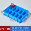 Caja de Plástico Rectangular Caja para Piezas con Compartimentos para Tornillos Marco de Plástico Almacenamiento Caja de Volteo Organizador Caja de Almacenamiento