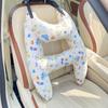 Almohada de Seguridad para Niños en Coche, Asiento Trasero de Coche, Par de Almohadas para Dormir en Coche de Bebé, Protectores de Hombro para Prevenir Estrangulamiento