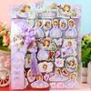 Princesa Congelada Sofía Dibujos Animados Infantiles Tridimensional Vestir Doble Capa Flor de Perlas Borla Colgante Bolsita Antigua de Niña Pasta